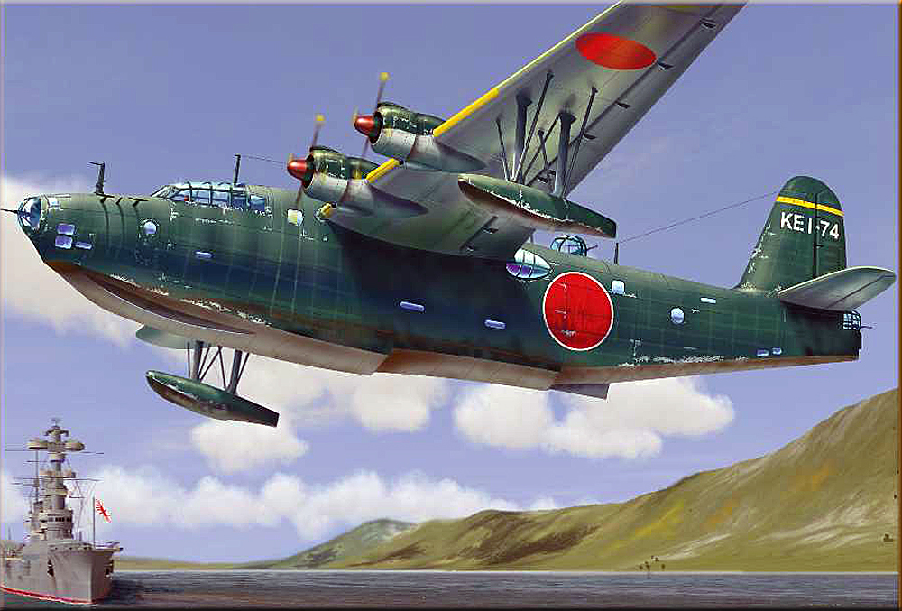 летающая лодка kawanishi h8k летающая лодка kawanishi h8k