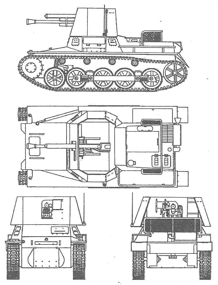 Танк pz 1 чертеж