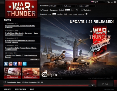 firestorm launcher download slow