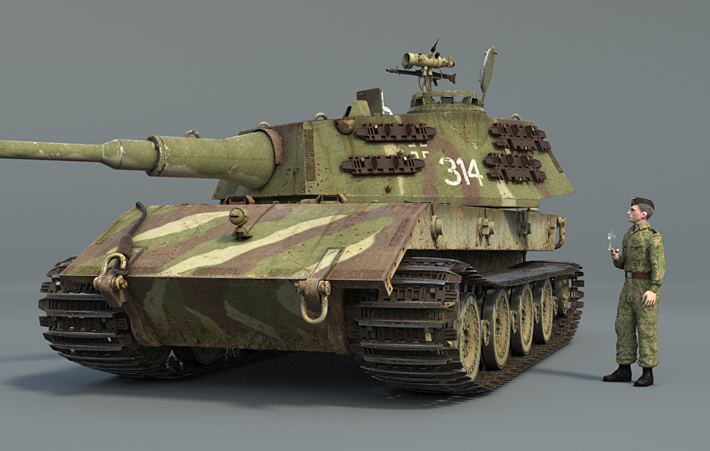 Как выглядит танк е 100 WT Live // Image by LTU_Alexander