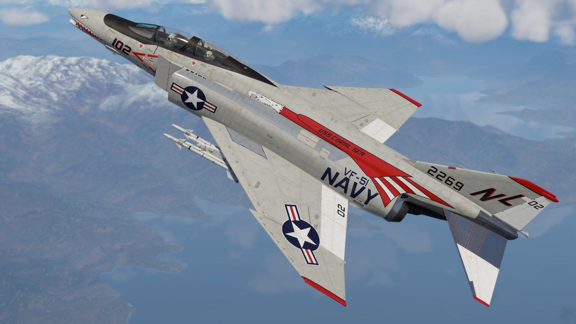 U.S.S. CORAL SEA, VF-51 "Screaming Eagles". 