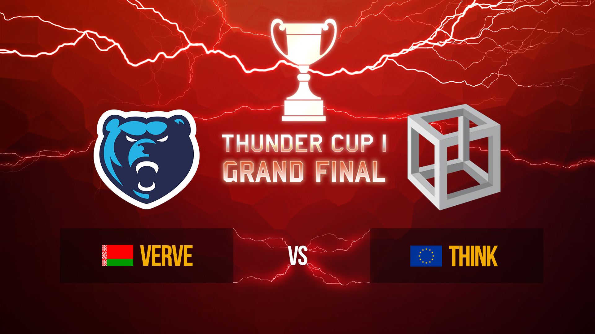 I cup. Thunder Cup. Think of vs think about.