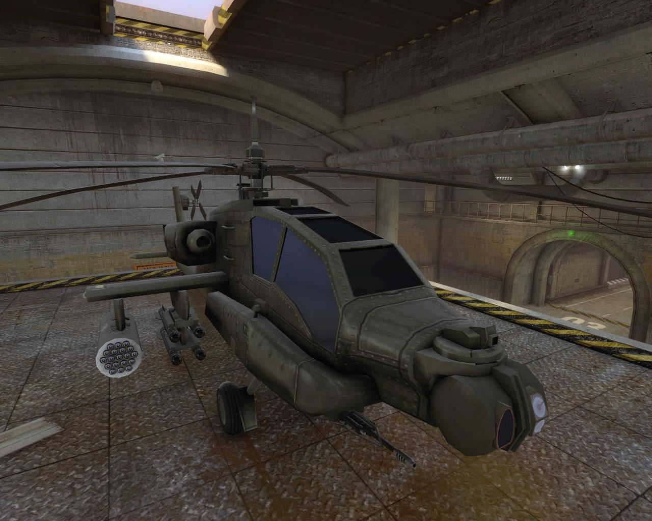 Мез мод. Вертолёт охотник half Life 2. Вертолет халф лайф 2. Вертолет hl2. Black Mesa Ah-64 Apache.