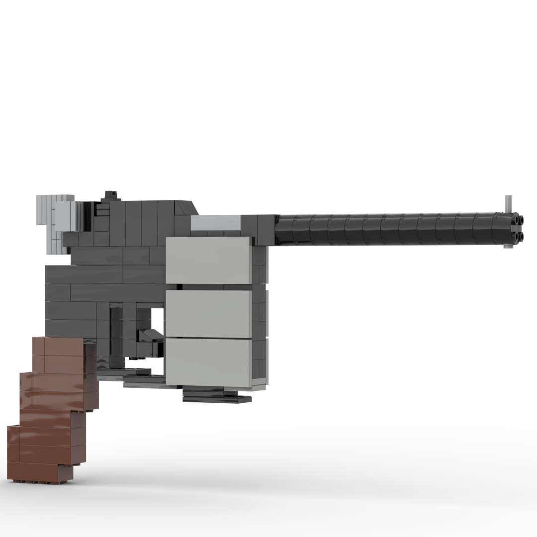 modèle 3D de Le pistolet Lego Mauser correspond à un objet réel -  TurboSquid 1528417