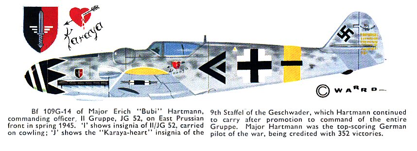 Хартманн единственная джун. Эрих Хартманн Мессершмитт bf.109g. Bf-109 Хартмана.