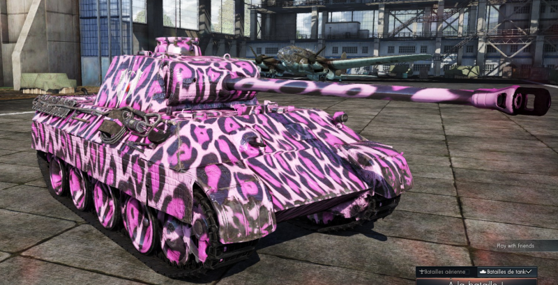 Pink Thing of The Day: Custom Camouflage Tank!