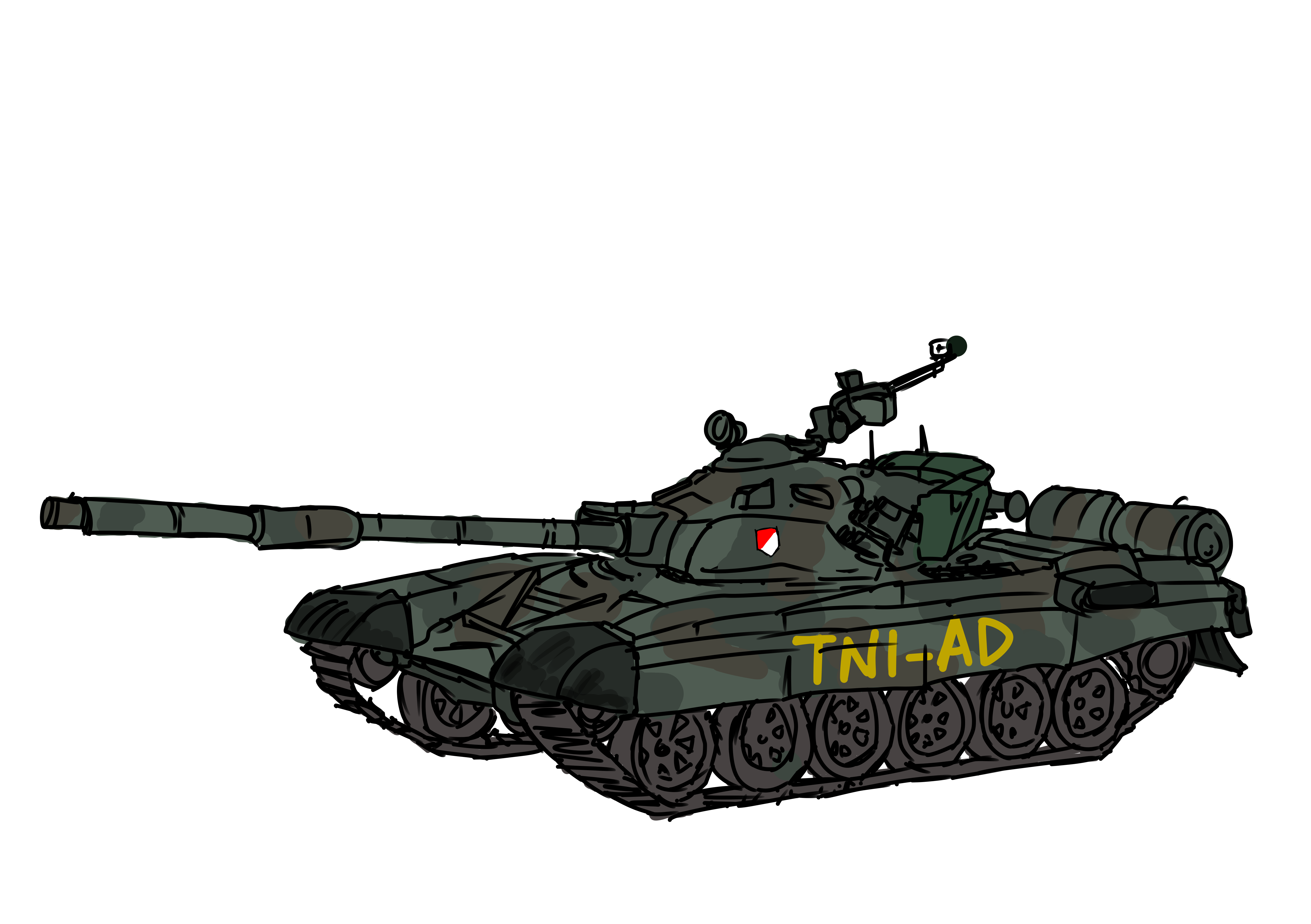 Т-72 рисунок