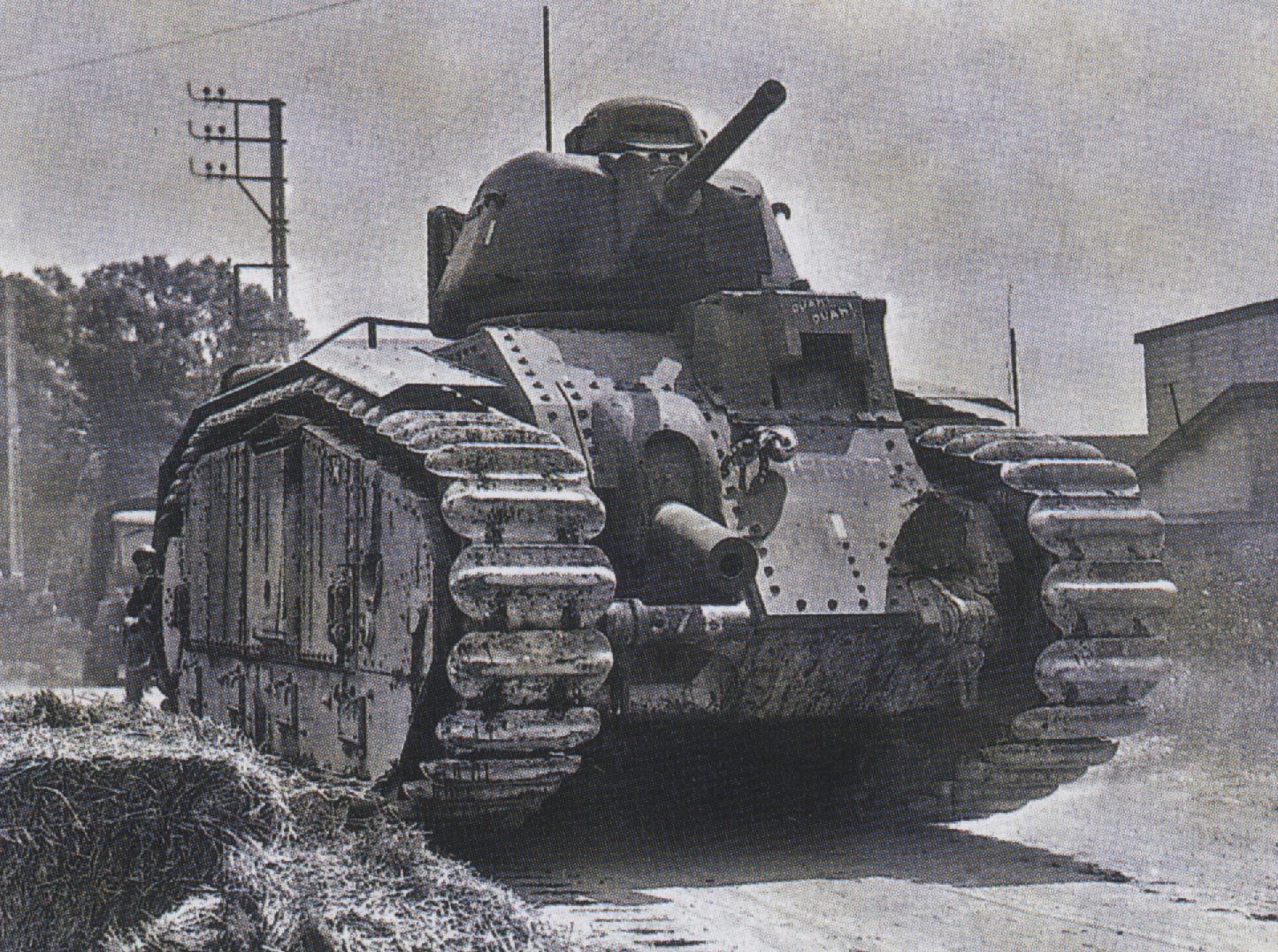 Французский танк Char b1-bis