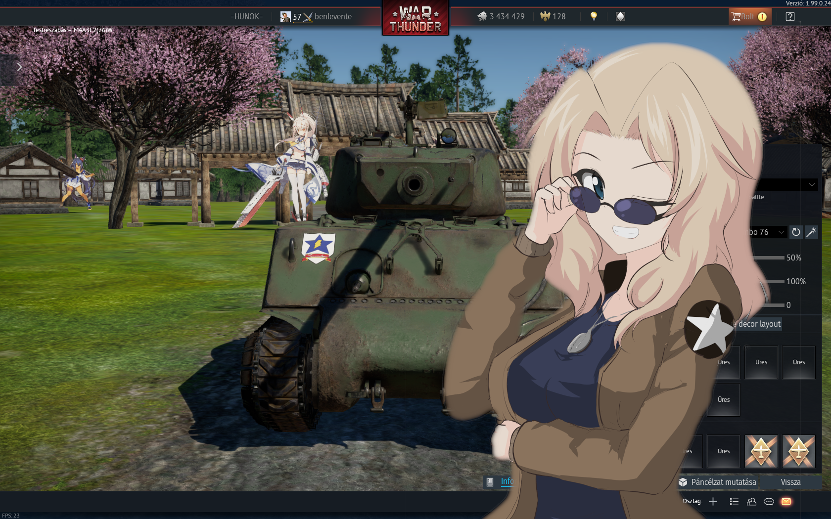 Saunders skin for Sherman Jumbo and Jumbo 76. girls_und_panzer. 