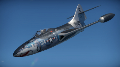 3dsmax Navy Grumman F9f Panther
