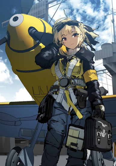 jeffholy, original, a-10 thunderbolt ii, aircraft, airplane - Anime R34