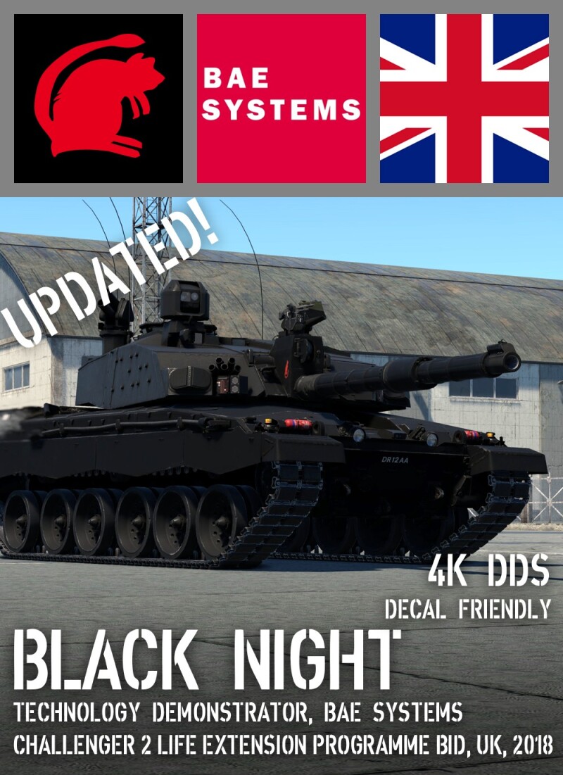  BAE Systems Challenger 2 'Black Night' in War Thunder