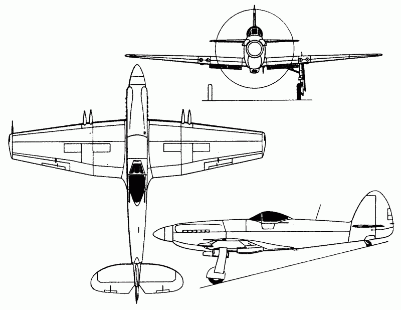 Спитфайр истребитель чертежи