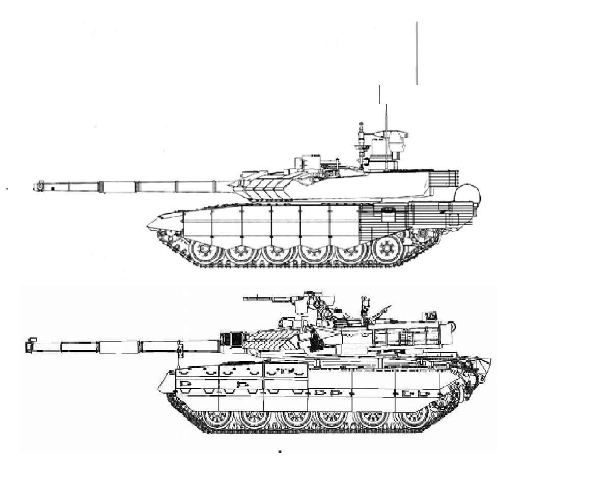 Т 90 чертеж