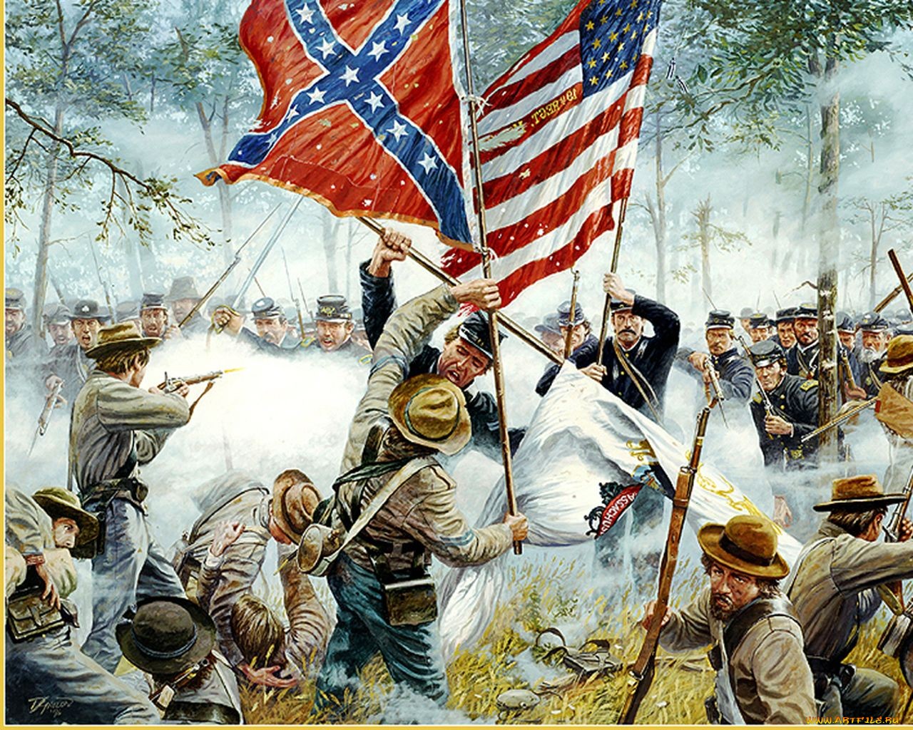 Гражданская война в США арт
