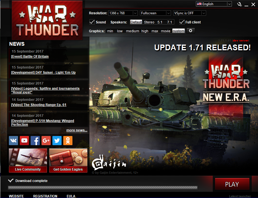 Ответы Mail.ru: Проблемы с запуском War Thunder