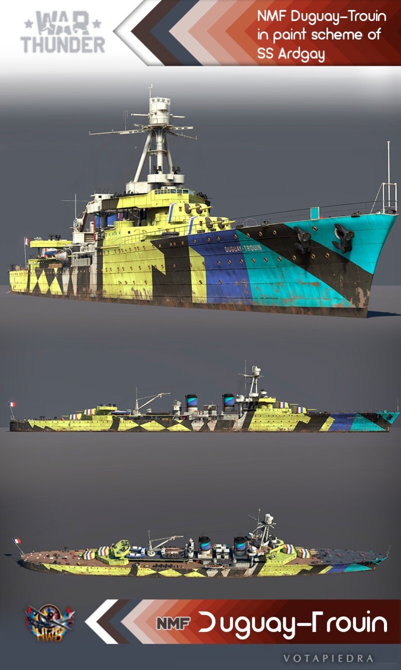 modern ship camouflage