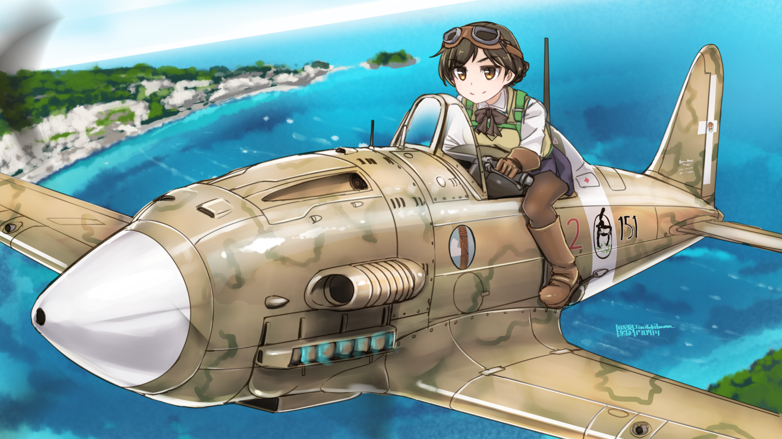 Ww multi manga. Зеро самолет аниме. Аниме ww2 пилот СССР. Пилот Luftwaffe аниме. Mitsubishi a6m Zero аниме.