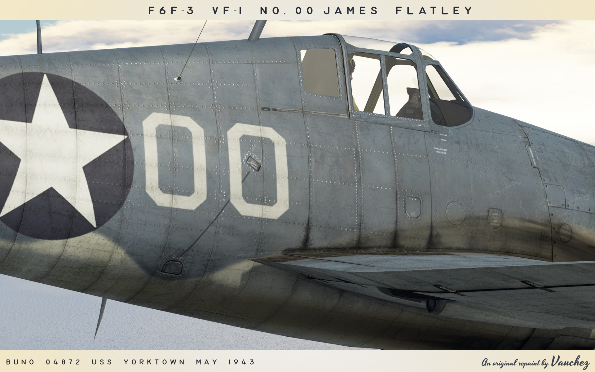 F6F-3 Hellcat repaint by Vauchez - Work in progress - Paint Schemes and ...