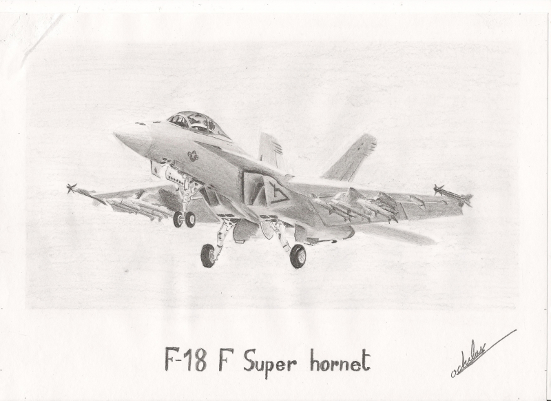 f 18 drawing