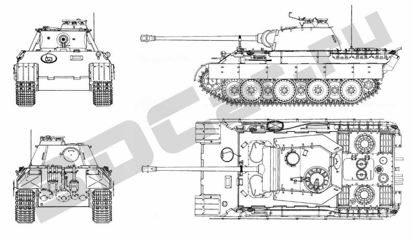 Пантера танк схема