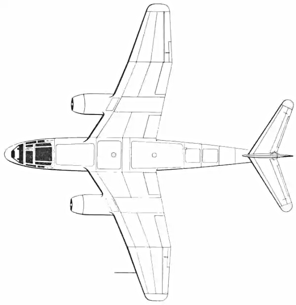 Arado 234 чертеж