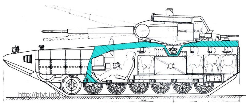 Объект 195 чертеж