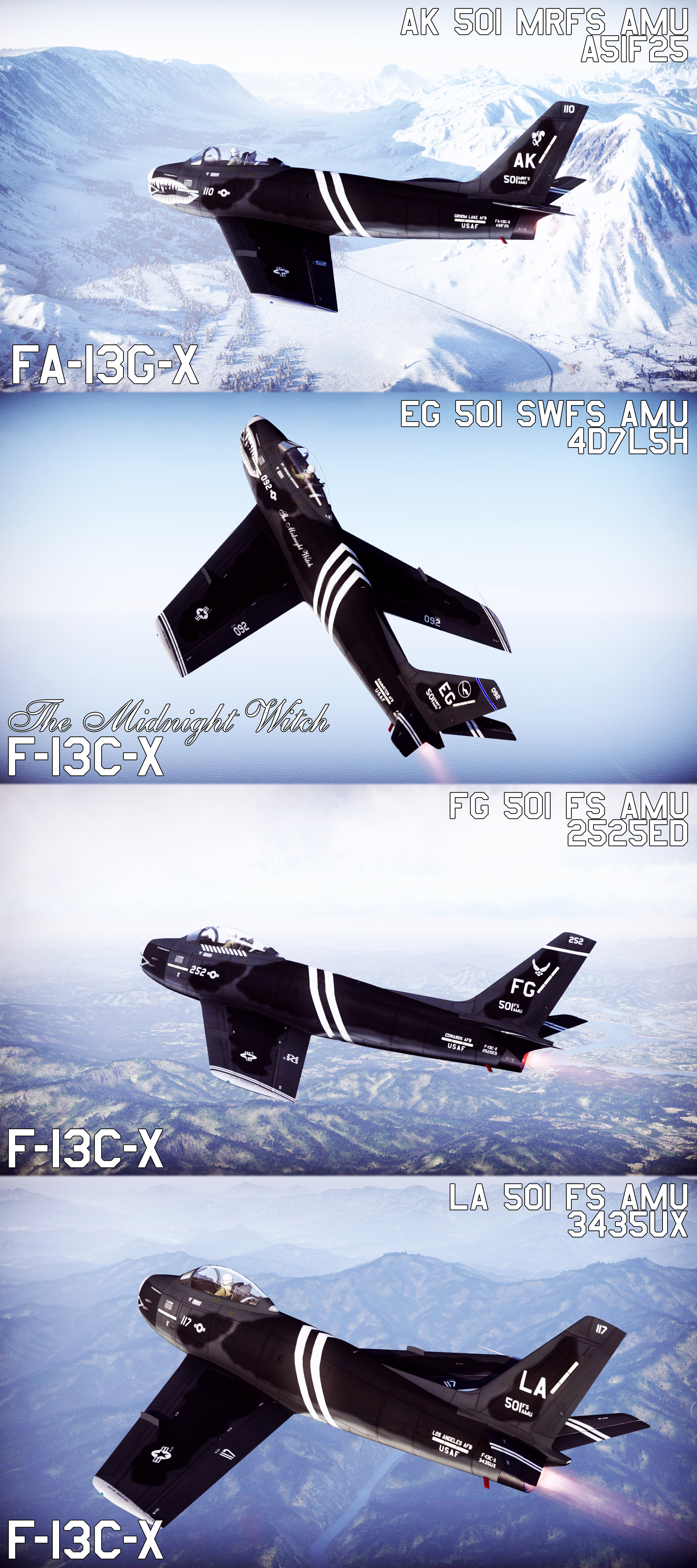 34▢戦闘機13点まとめ ＜F-16C、F/A-18ほか＞ NH0501-9 WT Live // Camouflage by AmuqR34