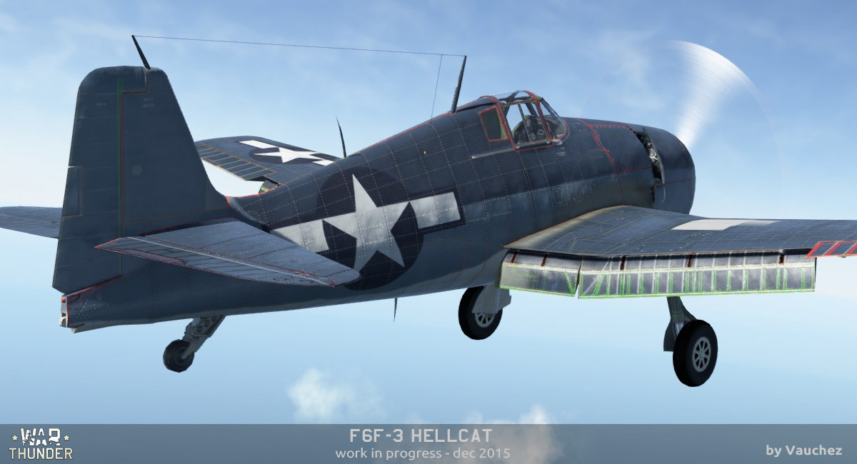 F6F-3 Hellcat repaint by Vauchez - Work in progress - Paint Schemes and ...