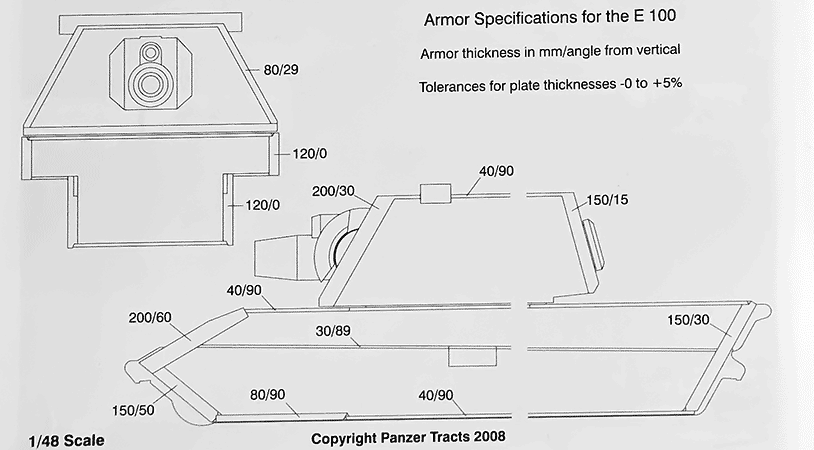 Броня танка маус. Е100 танк Размеры. Толщина брони е100. Бронирование танка е 100. Чертёж танка е 100.