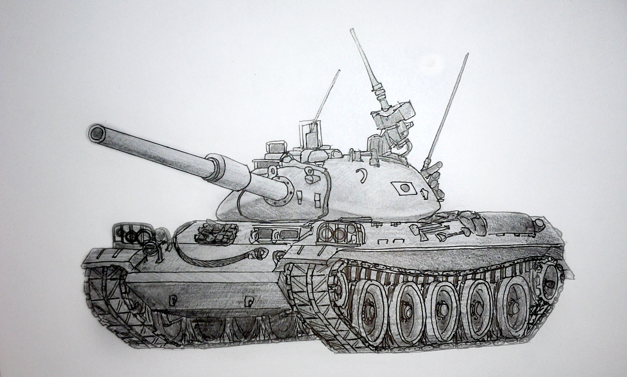 Как нарисовать танк stb-1