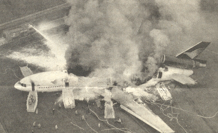 OnThisDay in 1996, Garuda Flight 865 overruns the runway at Fukuoka, Japan